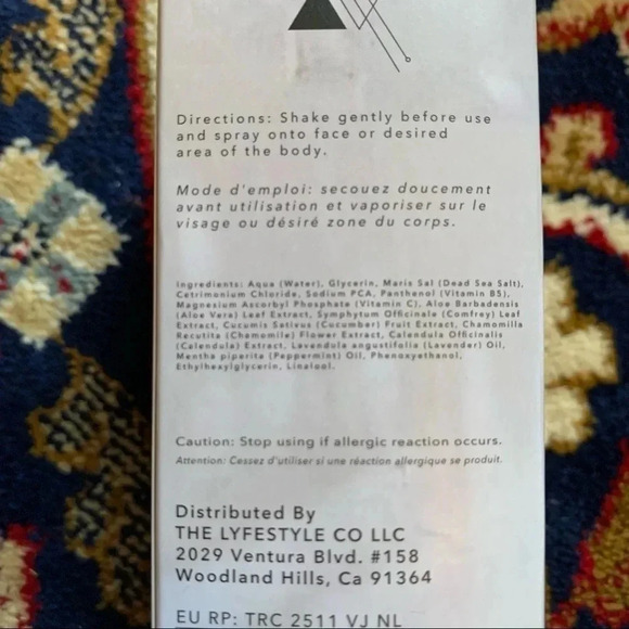 The Lyfestyle Co. Beach Mist NIB - Picture 6 of 10